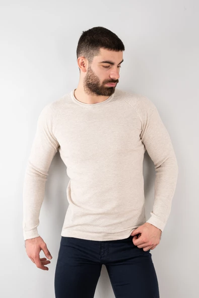 SLİMFİT ÖRGÜ ERKEK TRİKO KAZAK - 12