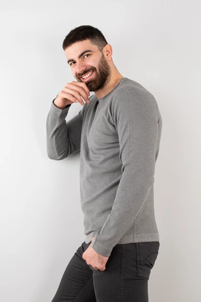 SLİMFİT ÖRGÜ ERKEK TRİKO KAZAK - 10