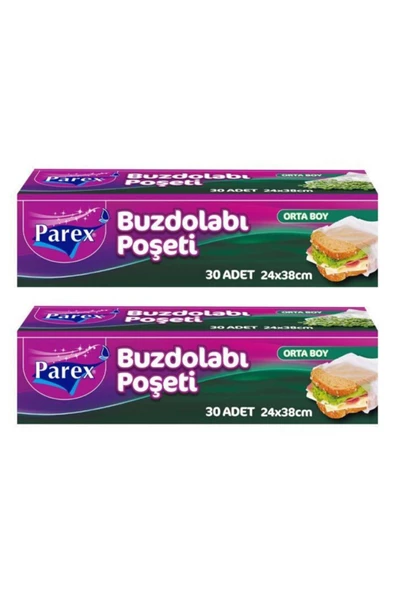 Parex Buzdolabı Poşeti Orta Boy 2li