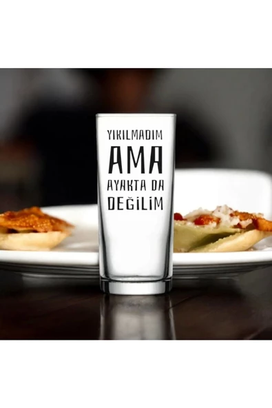 Esprili, Ruh Durumunuzu Yansıtan Baskılı Rakı Bardağı