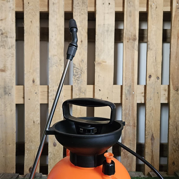 HB GARDEN TOOL 5 LT BASINÇLI İLAÇLAMA POMPASI MEKANİK ASKILI PÜSKÜRTME İLAÇ VE DEZENFEKTE POMPASI - 2