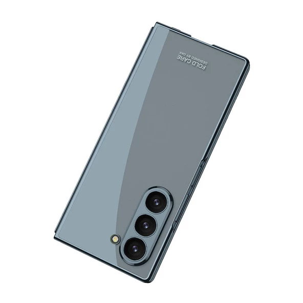 Galaxy Z Fold 6 Kılıf  Full Camlı Kıpta Kapak - 12