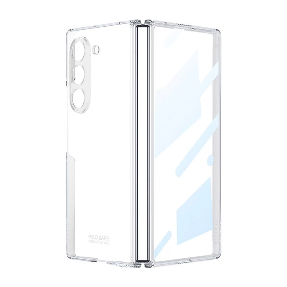 Galaxy Z Fold 6 Kılıf  Full Camlı Kıpta Kapak - 5