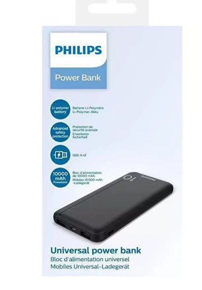 PHILIPS DLP1910NB 10000 mAh Hızlı Şarj Powerbank