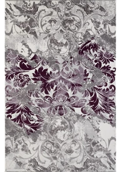 Burak Halı Lüks Nepal 12172 A 150x230 Mor 4 M2 Halı