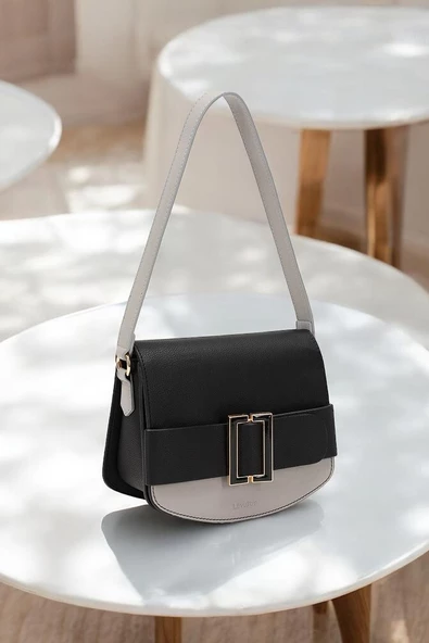 Levidor Özel Renk El Ve Kol Çantası Olarak Tasarlanmış Suni Deri Bayan Omuz Çantası 930170 - Resim 12