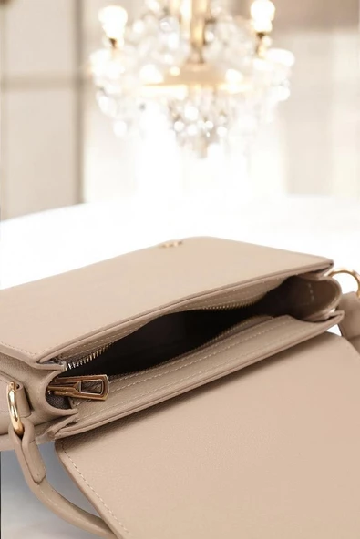 Levidor Özel Renk El Ve Kol Çantası Olarak Tasarlanmış Suni Deri Bayan Omuz Çantası 930170 - Resim 10