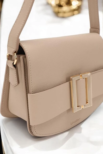 Levidor Özel Renk El Ve Kol Çantası Olarak Tasarlanmış Suni Deri Bayan Omuz Çantası 930170 - Resim 9