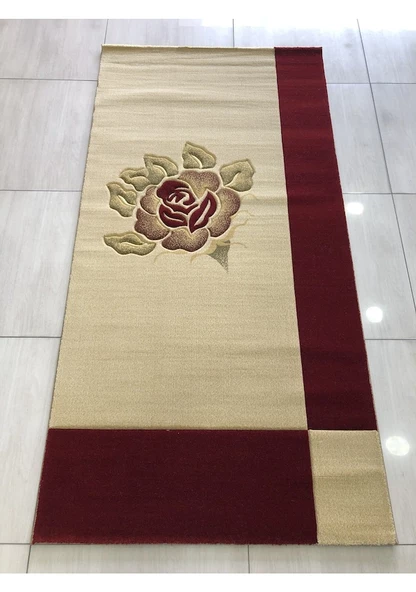 Burak Halı Vizyon Carving 9054 Kırmızı 100X200 Yolluk 2 Metre