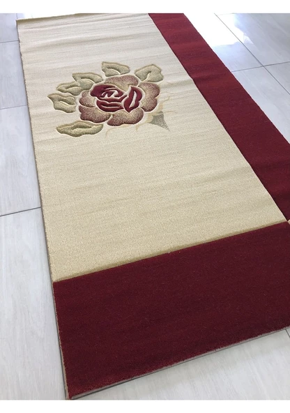 Burak Halı Vizyon Carving 9054 Kırmızı 100X200 Yolluk 2 Metre - 2