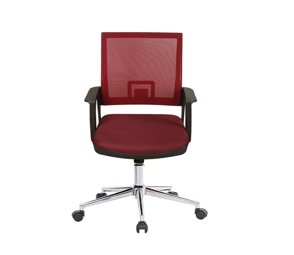 Uzay Ofis Ada Çalışma Koltuğu - Bordo - 4