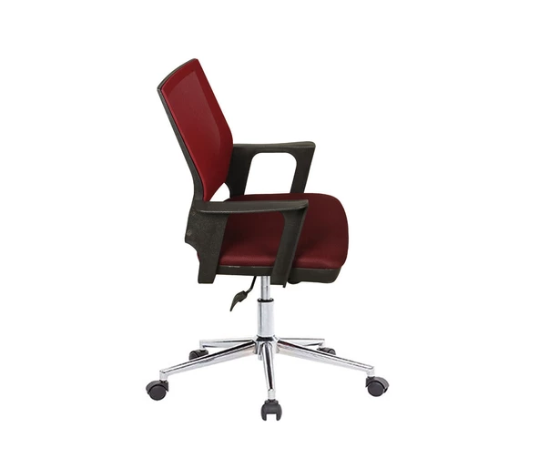 Uzay Ofis Ada Çalışma Koltuğu - Bordo - 6