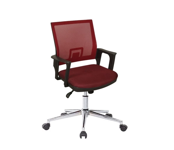 Uzay Ofis Ada Çalışma Koltuğu - Bordo - 5