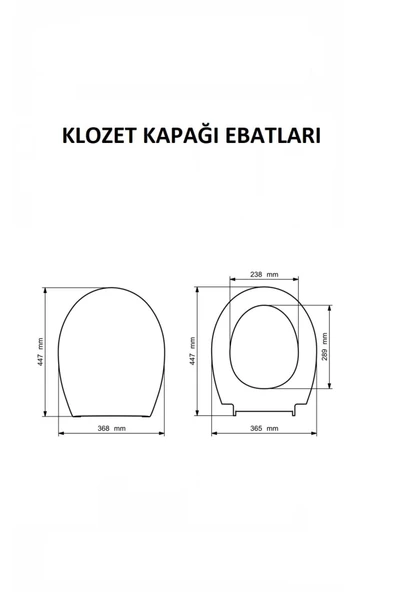 ELİTRA Yavaş Kapanan Amortisörlü Klozet Kapağı Tak Çıkar Özellikli Kolay Montaj - 2