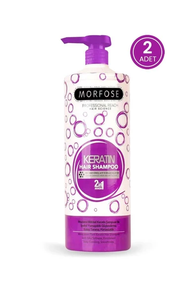 Morfose Keratin Şampuan 1000ml X 2 Adet