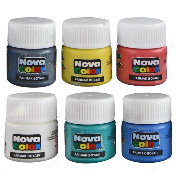 Nova Color 6lı Parmak Boyası - 2