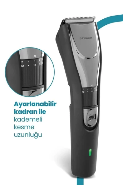 GOLDMASTER ALFA GM-8143 SAÇ SAKAL ŞEKİL.MAK. - 3