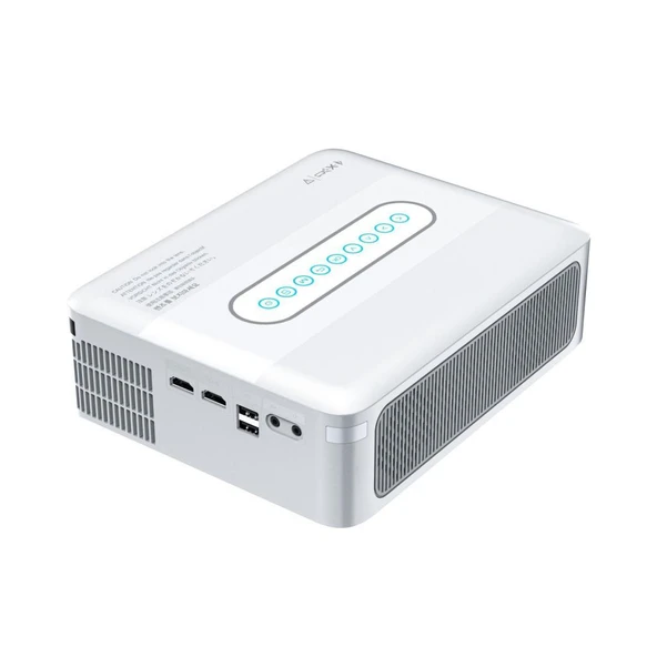 Xnano X1 1080p Full HD, LED Projeksiyon, 12000 Lumen, Android, Dolby Audio, WI-FI, Bluetooth, White - 6
