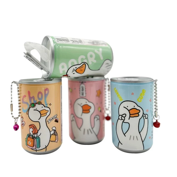 New-Max Sevimli Ördek Figürlü Aksesuarlı Islak Mendil 4'lü Paket Toplam 96 Yaprak 24*4 - 2