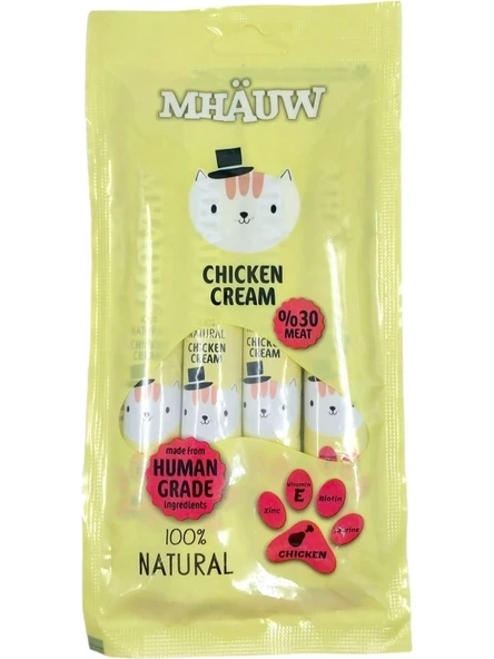 Mhauw Tavuk Aromalı Kedi Ödülü 4 x 15 gr