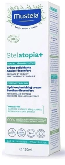 Mustela Stelatopia Lipit Yenileyici Krem Pompalı Şişe 150 ml