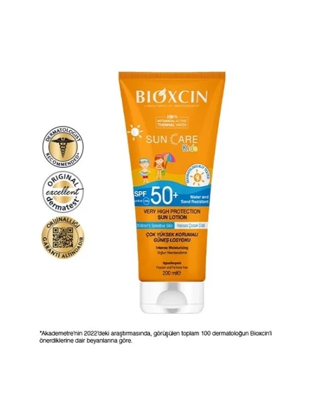 Bioxcin Sun Care Çocuklar Için  Spf 50+ Güneş Kremi 200 ml