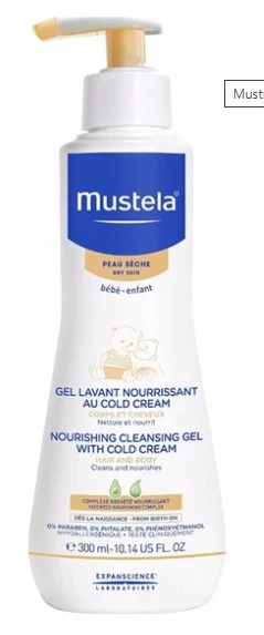 Mustela Cold Cream İçeren Besleyici Şampuan 300 ml