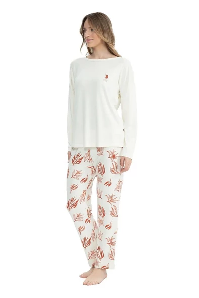 U.s Polo Assn. 17106 Kadın Pijama Takımı - Resim 3