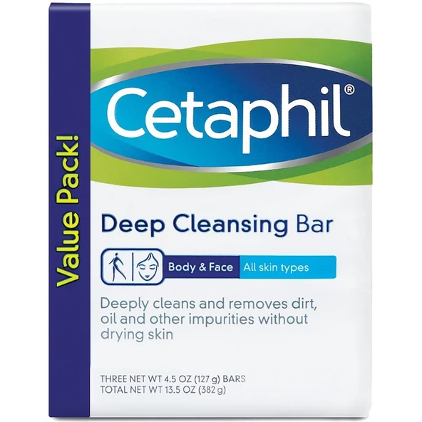 Cetaphil Derinlemesine Temizleyici Sabun 3x127GR