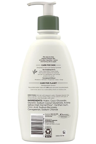 Aveeno Günlük Nemlendiricili Kokusuz Yüz Temizleyici 354ML - 2