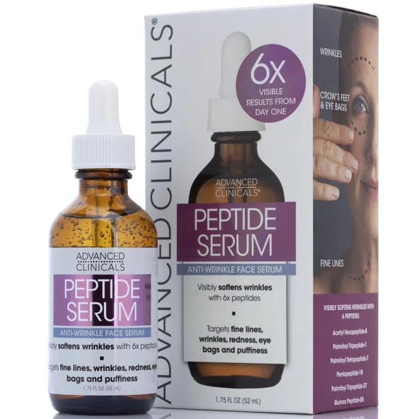 Advanced Clinicals Peptide Anti-Wrinkle Yüz Serumu 52ML