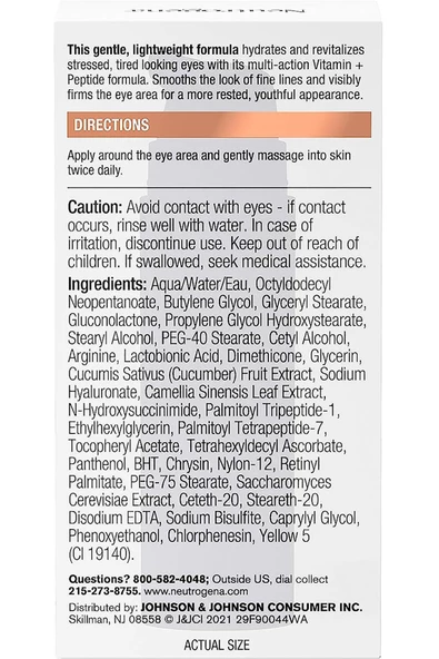 Neutrogena Peptide Multi Action Kokusuz Göz Kremi 15GR - 3