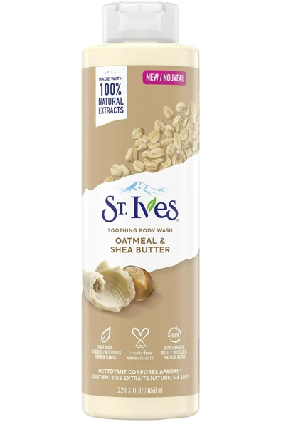 ST.Ives Yulaf Ezmesi ve Shea Yağı Özlü Yatıştırıcı Vücut Şampuanı 650ML