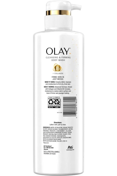 Olay Kollajen ve B3 Vitamini İçerikli Temizleyici ve Sıkılaştırıcı Vücut Şampuanı 530ML - 2