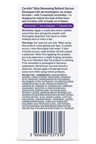 CeraVe Skin Renewing Retinol Yüz Serumu 30ML - 4