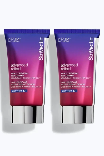 StriVectin Advanced Retinol Yenileyici Gece Kremi Set 2x30ML