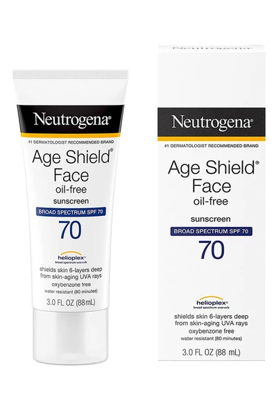 Neutrogena Age Shield SPF70 Yüz İçin Yağsız Güneş Losyonu 88ML