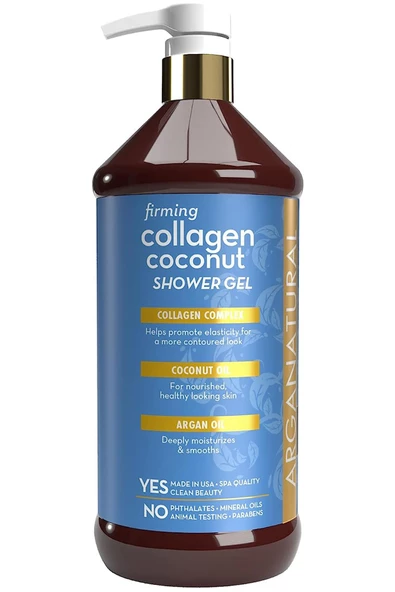 Arganatural Firming Collagen Coconut Duş Jeli 960ML - 2