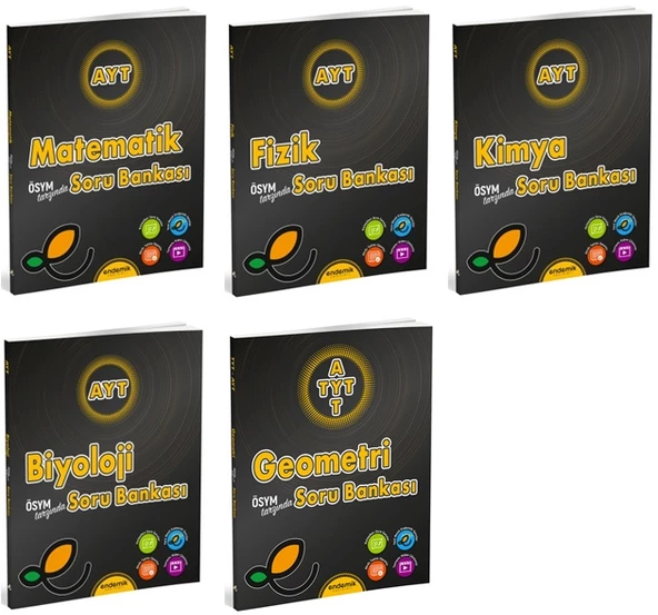 Endemik 2025 Ayt Sayısal Soru Kitabı Seti 5 Kitap