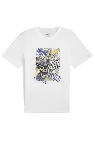 Puma Graphics Photoprint Tee Tişört - Resim 8