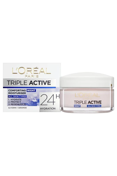 Loreal Paris Triple Active Gece Kremi 50ML