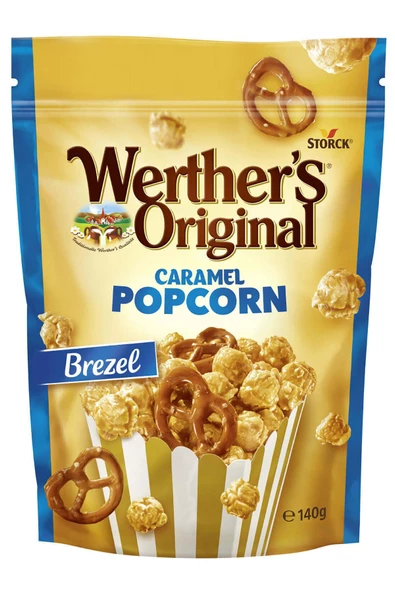 Werther's Original Caramel Popcorn Brezel 140GR