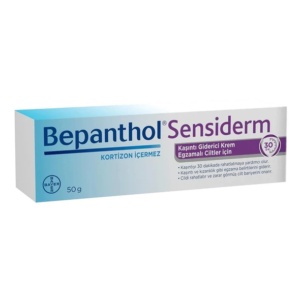 Bepanthol Sensiderm Kaşıntı Bakım Kremi 50 gr