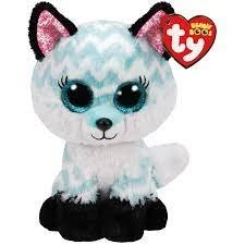 Ty Beanie Boo Atlas Aqua Chevron Peluş Tilki 15 cm - 2