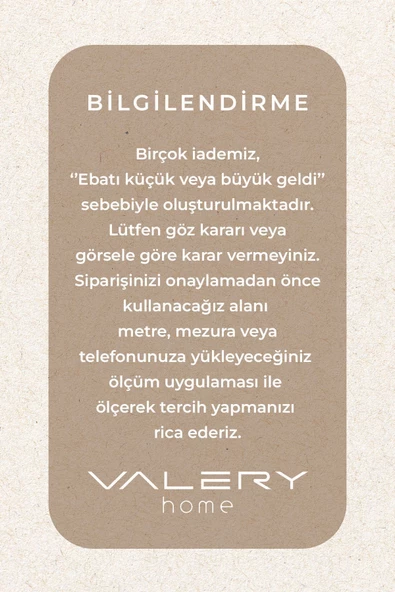 Vl Yıkanabilir Kaymaz Tabanlı Violin Embos Kesme Rulo Halı Yolluk Krem Z1002b - 6