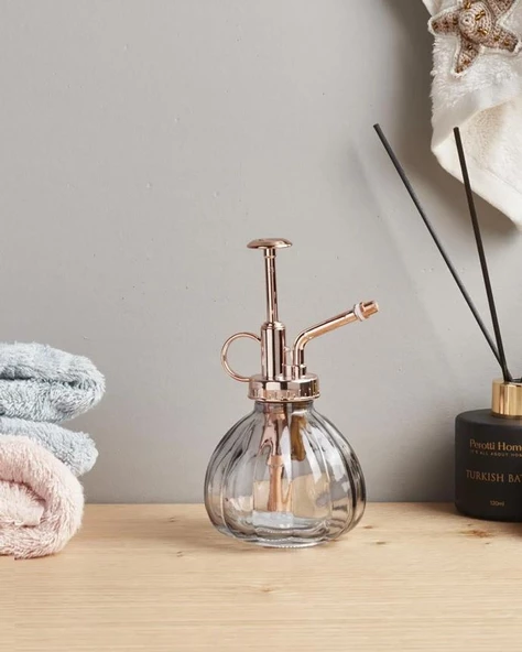 Vintage Cam Oda Kokusu Şişesi - Çok Amaçlı Sprey Şişe - Flor Series - 250 ML - 4