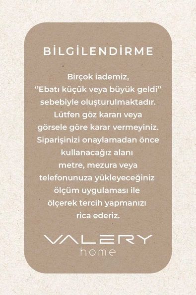 Vl Briella Kaymaz Taban Yüzeyi Yumuşak Yıkanabilir Bej Halı - 6