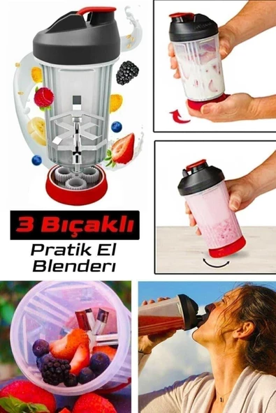 Urve Plastik Pratik El Blenderi (MEYVE ÖĞÜTÜCÜ)