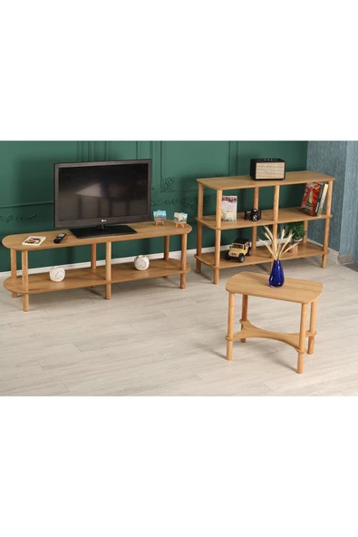ÇMD ÇAKIR MOBİLYA DEKORASYON Erba Sehpa: Minimalist Mdf Ve Ahşap Tasarım - 5