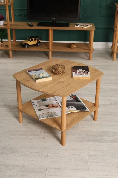 ÇMD ÇAKIR MOBİLYA DEKORASYON Pesca Sehpa: Minimalist Mdf Ve Ahşap Tasarım